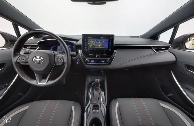 Toyota Corolla Touring Sports 2,0 Hybrid GR Sport / Adapt. Vakkari / Navigointi / Peruutuskamera / Vetokoukku / HUD Image 9
